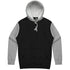 House of Uniforms The Monash Hoodie | Mens Aussie Pacific Black/Grey