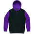 House of Uniforms The Monash Hoodie | Plus | Mens Aussie Pacific Black/Purple