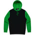 House of Uniforms The Monash Hoodie | Plus | Mens Aussie Pacific Black/Green
