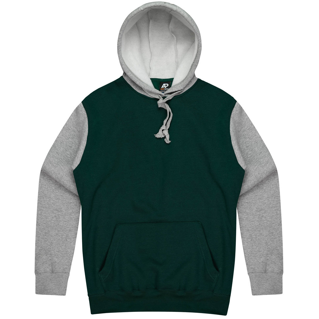 House of Uniforms The Monash Hoodie | Plus | Mens Aussie Pacific Bottle/Grey
