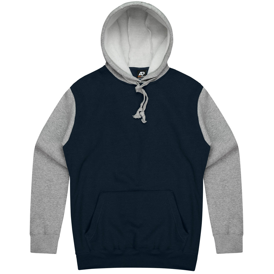 House of Uniforms The Monash Hoodie | Plus | Mens Aussie Pacific Navy/Grey