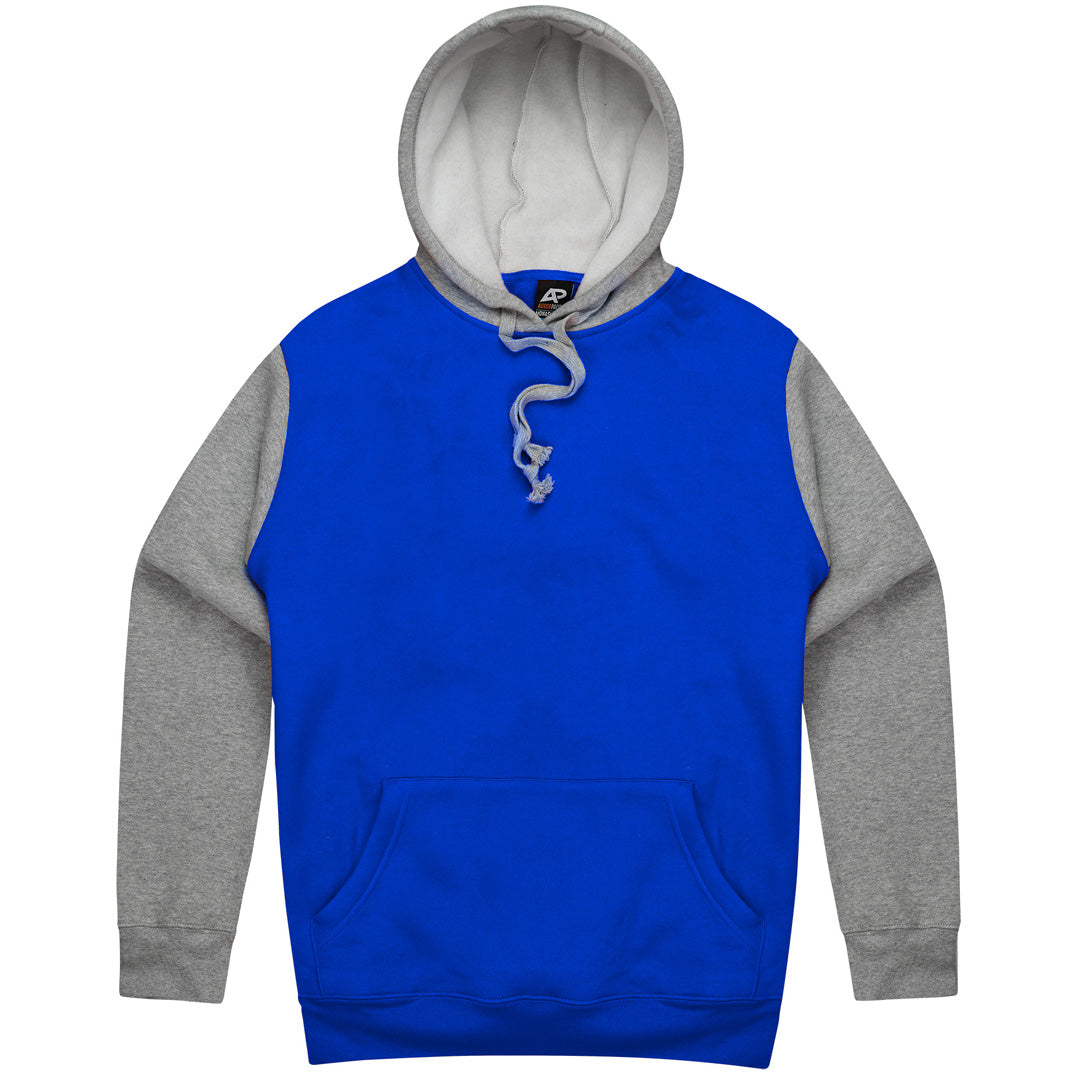 House of Uniforms The Monash Hoodie | Plus | Mens Aussie Pacific Royal/Grey