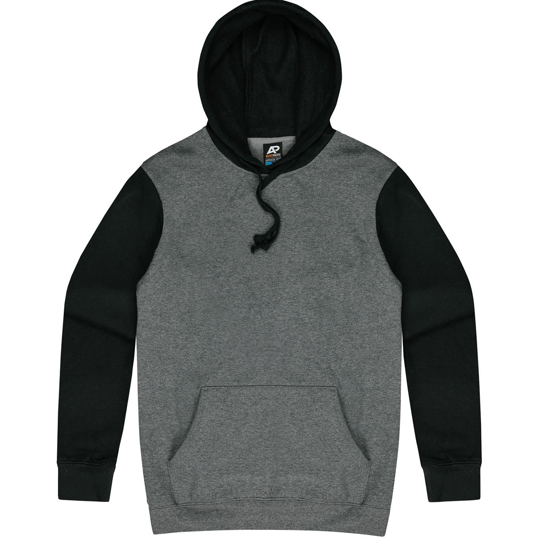 House of Uniforms The Monash Hoodie | Mens Aussie Pacific Charcoal/Black