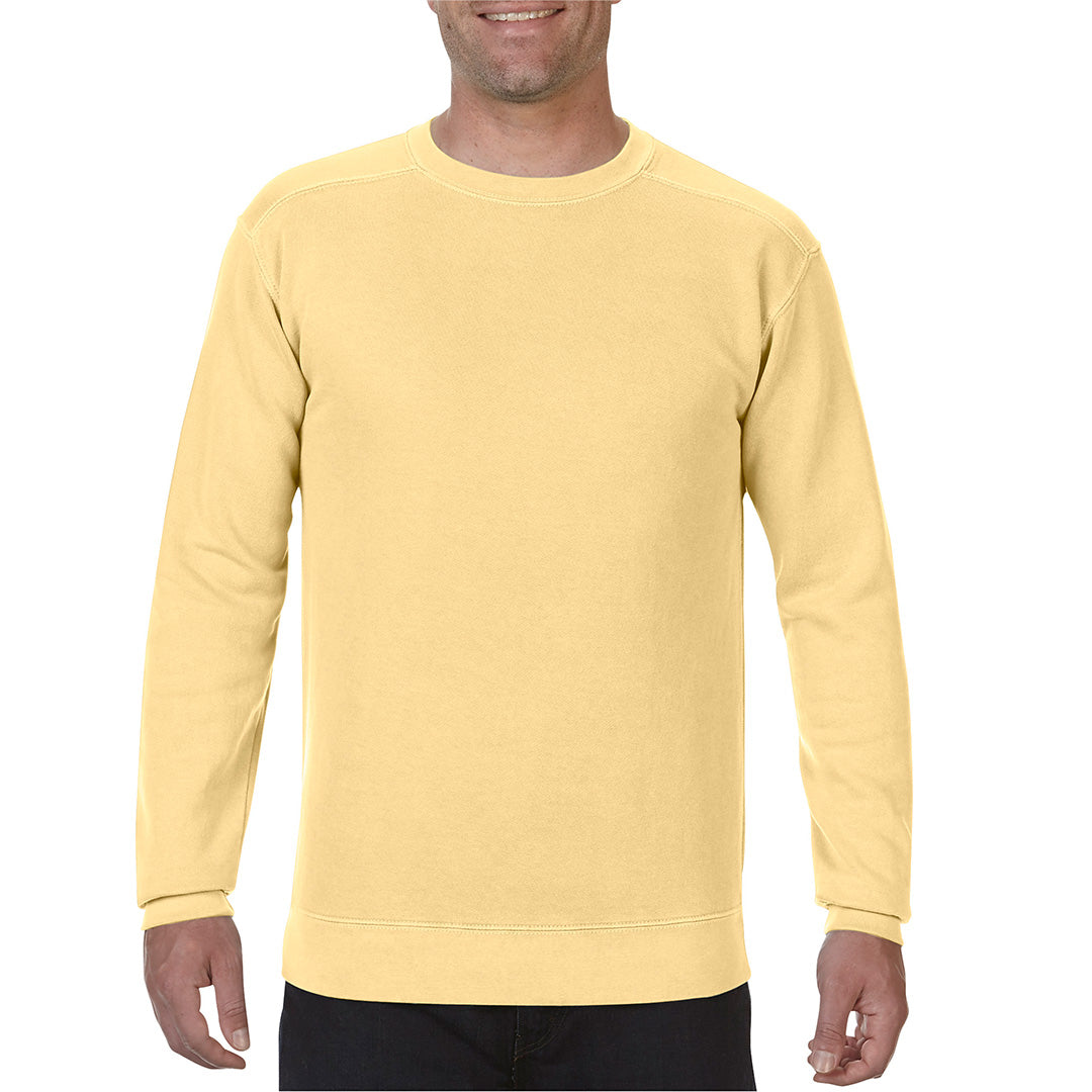 House of Uniforms The Crewneck Sweatshirt | Unisex Comfort Colors Butter