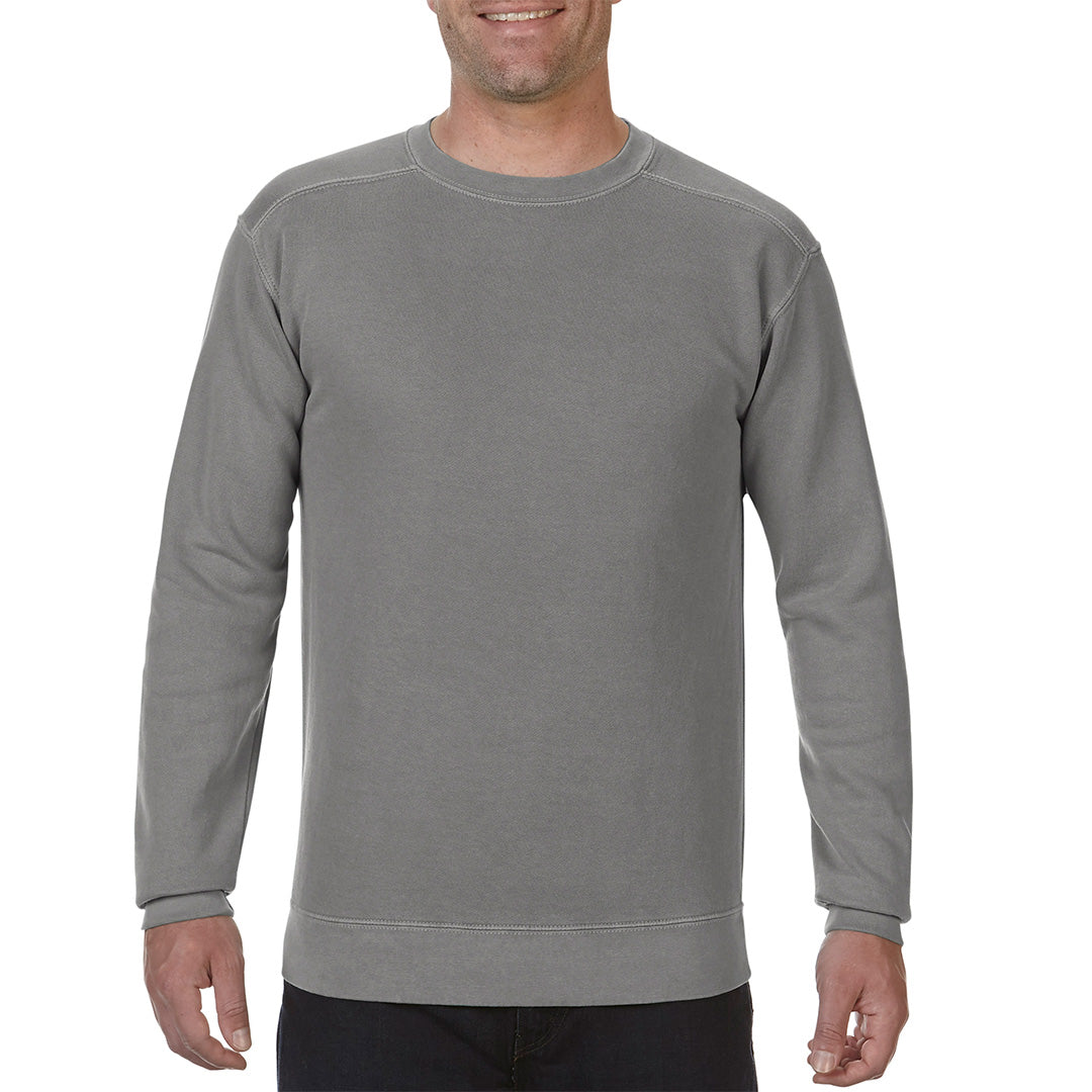 House of Uniforms The Crewneck Sweatshirt | Unisex Comfort Colors Grey
