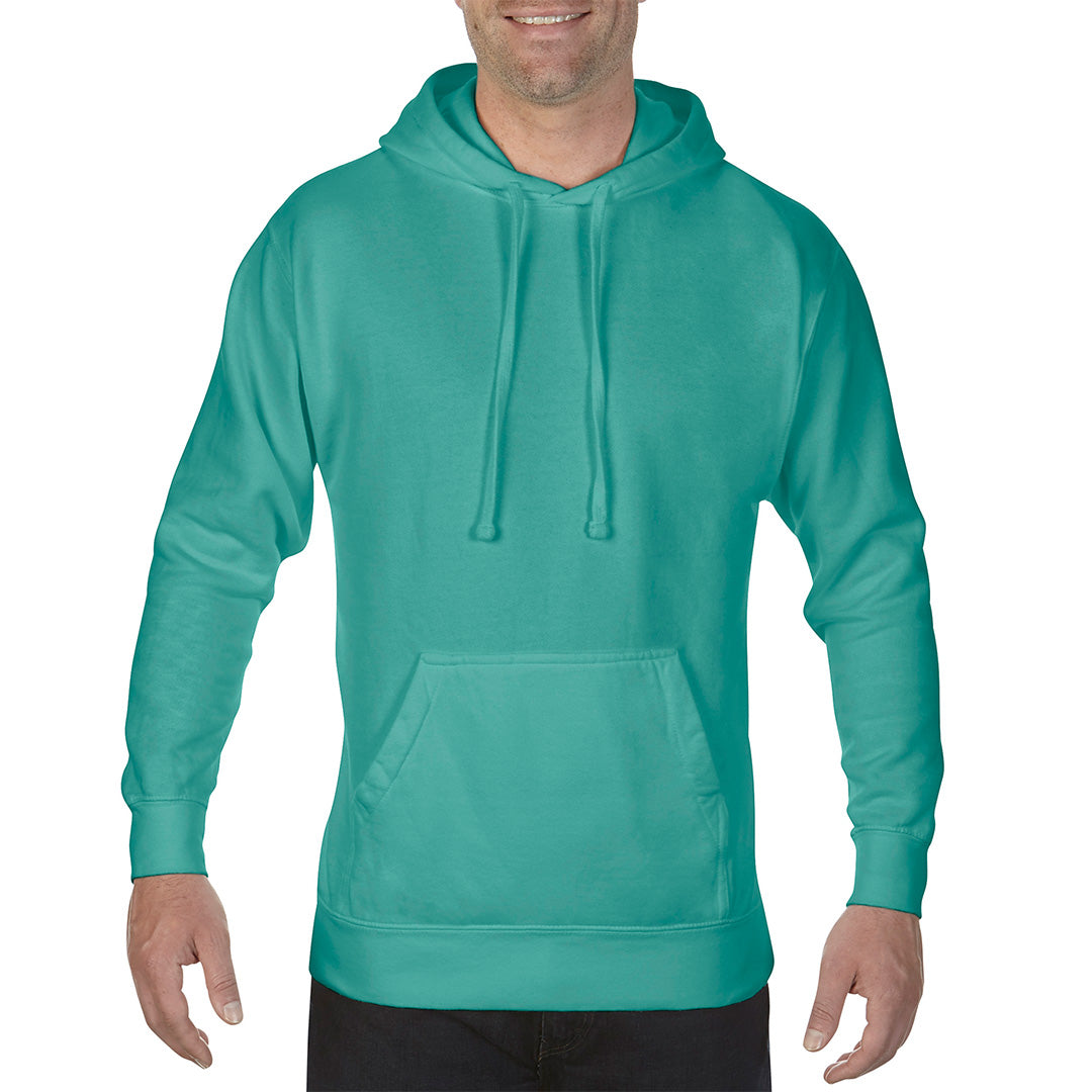 House of Uniforms The Hooded Sweatshirt | Unisex Comfort Colors Seafoam