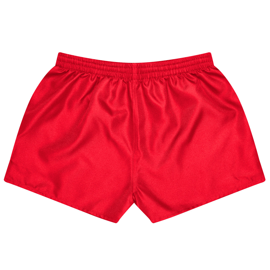House of Uniforms The Twill Rugby Short | Mens Aussie Pacific Red