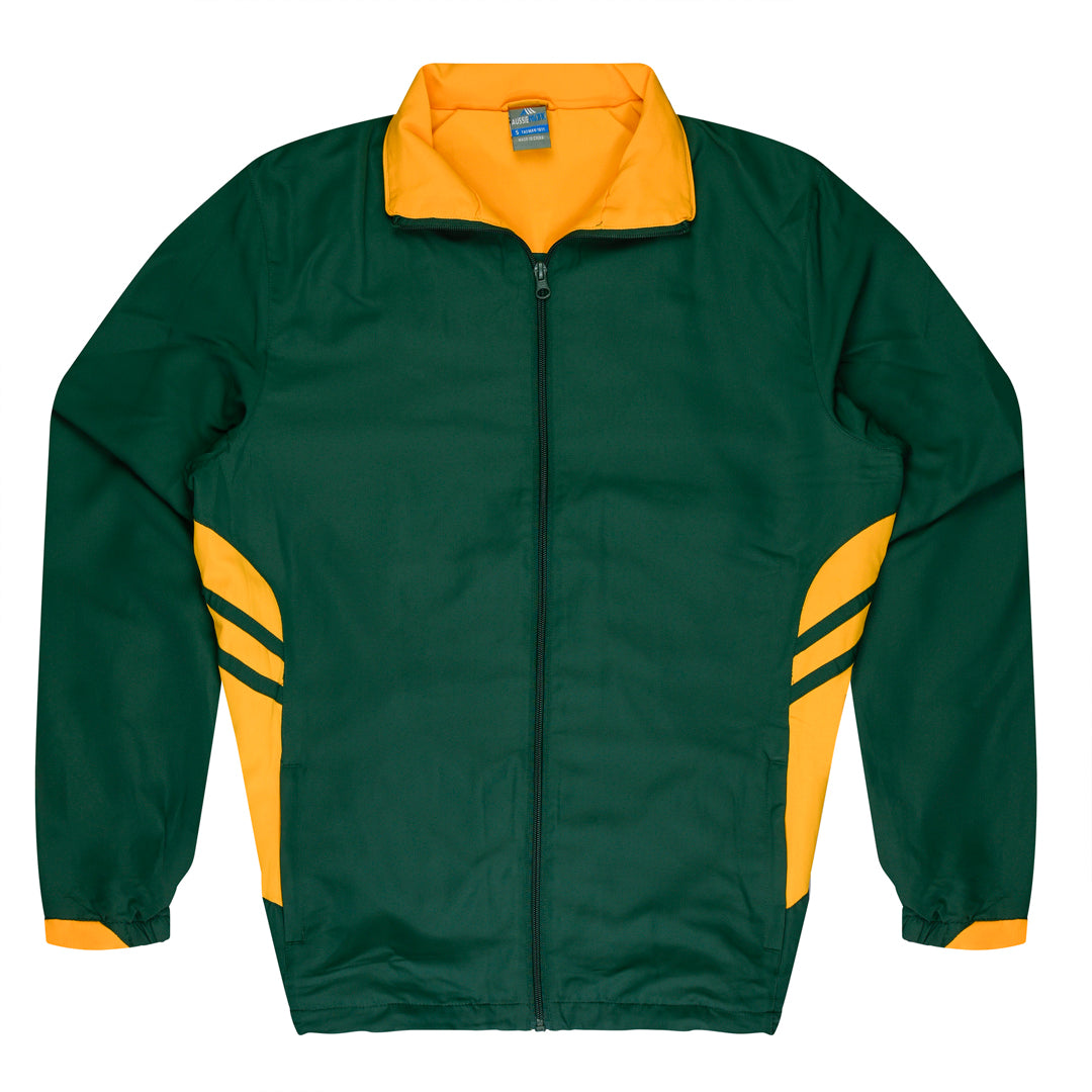 House of Uniforms The Tasman Tracktop | Mens | Plus Aussie Pacific Bottle/Gold
