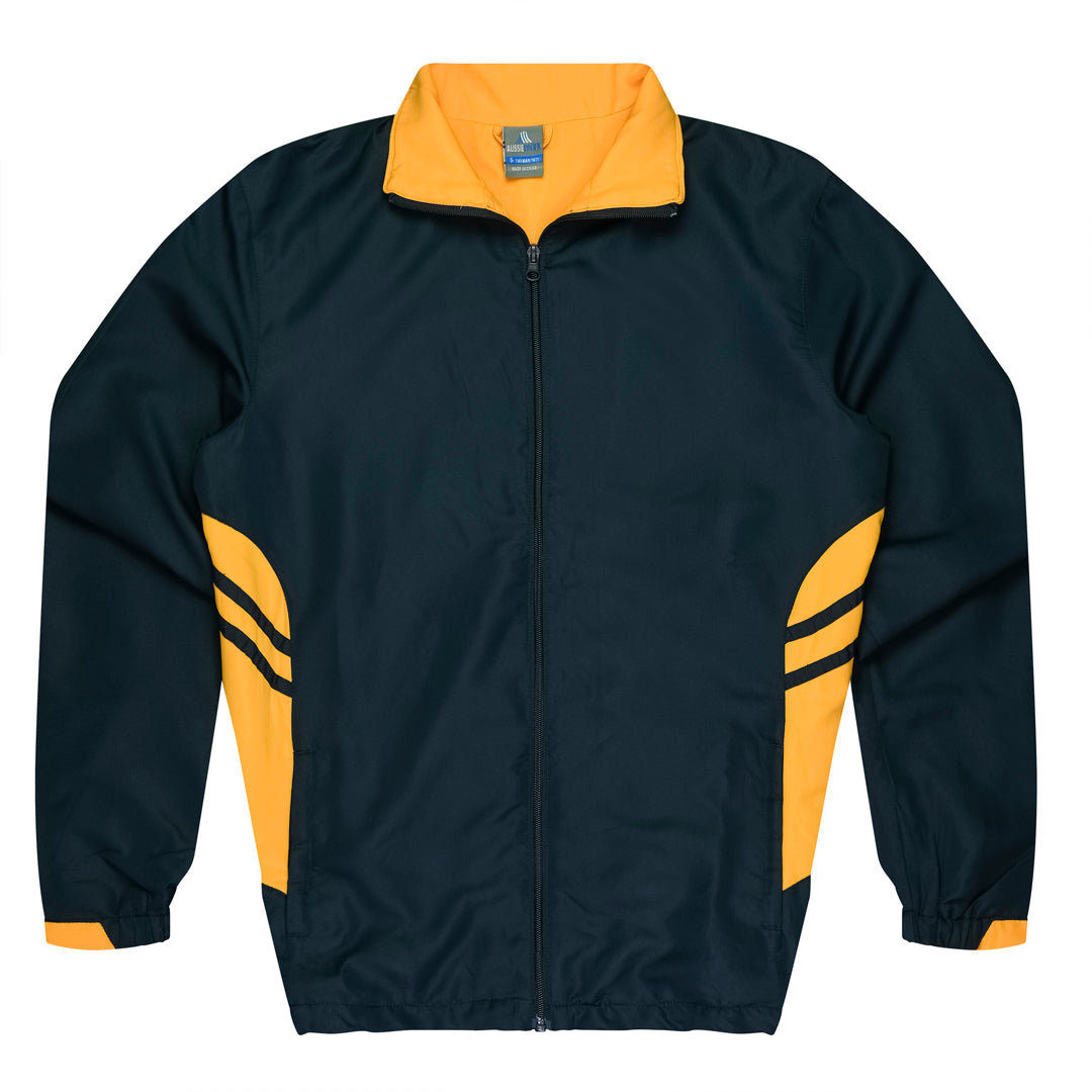 House of Uniforms The Tasman Tracktop | Mens | Plus Aussie Pacific Navy/Gold