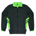House of Uniforms The Tasman Tracktop | Mens | Plus Aussie Pacific Slate/Neon Green