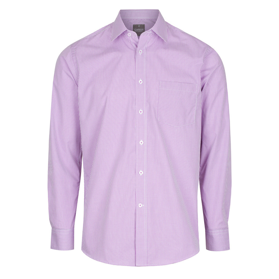 House of Uniforms The Westgarth Shirt | Mens | Long Sleeve | Classic Gloweave
