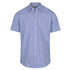House of Uniforms The Westgarth Shirt | Mens | Short Sleeve | Classic Gloweave Navy