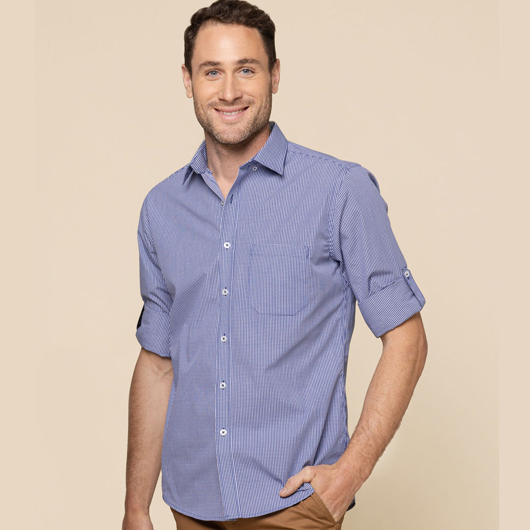 House of Uniforms The Westgarth Shirt | Mens | Long Sleeve | Slim Gloweave