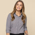 House of Uniforms The Westgarth Shirt | Ladies | 3/4 Sleeve | Classic Plus Gloweave