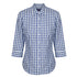 House of Uniforms The Degraves Shirt | Ladies | 3/4 Sleeve Gloweave Navy