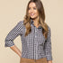 House of Uniforms The Degraves Shirt | Ladies | 3/4 Sleeve Gloweave