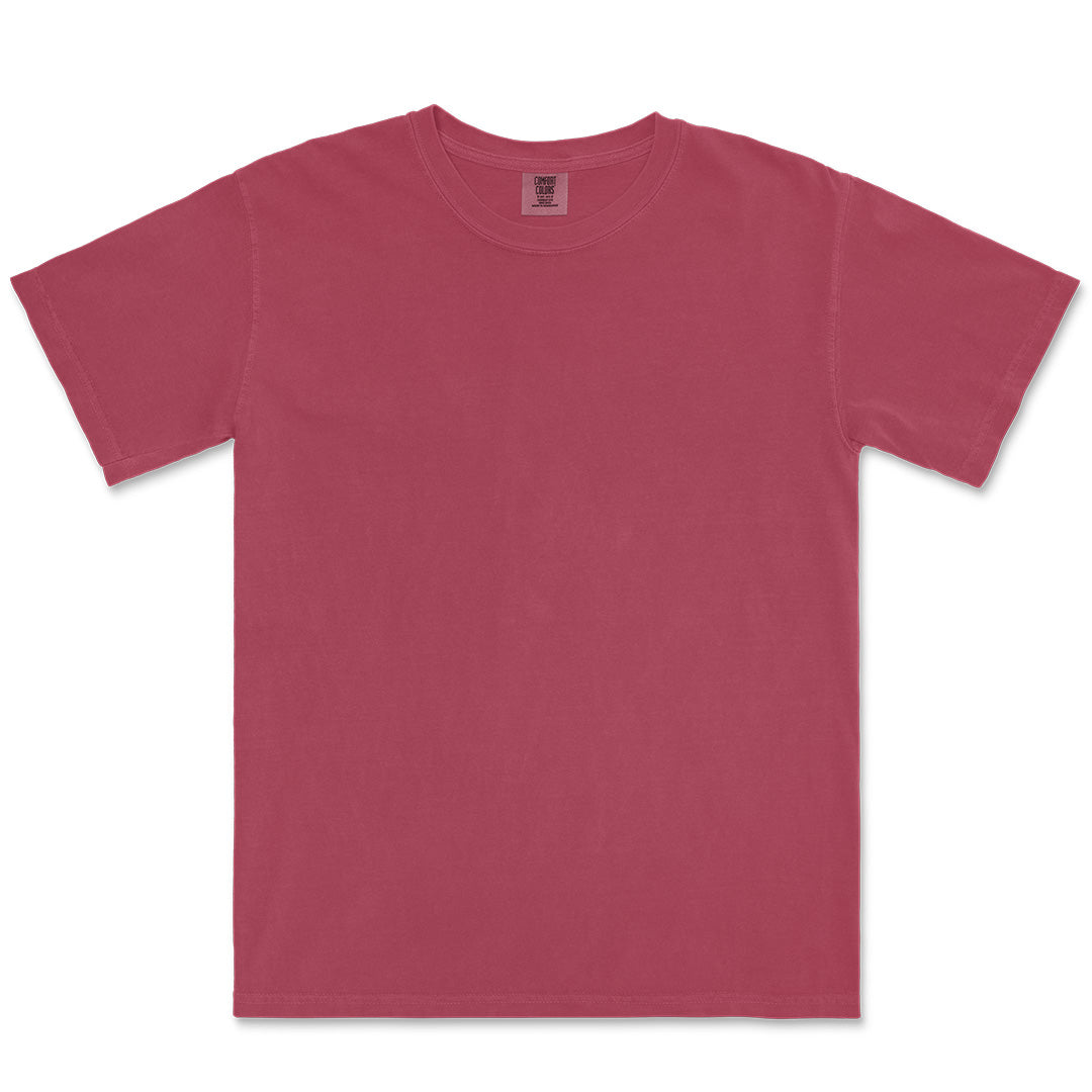 House of Uniforms The Heavyweight Tee | Short Sleeve | Adults Comfort Colors Brick