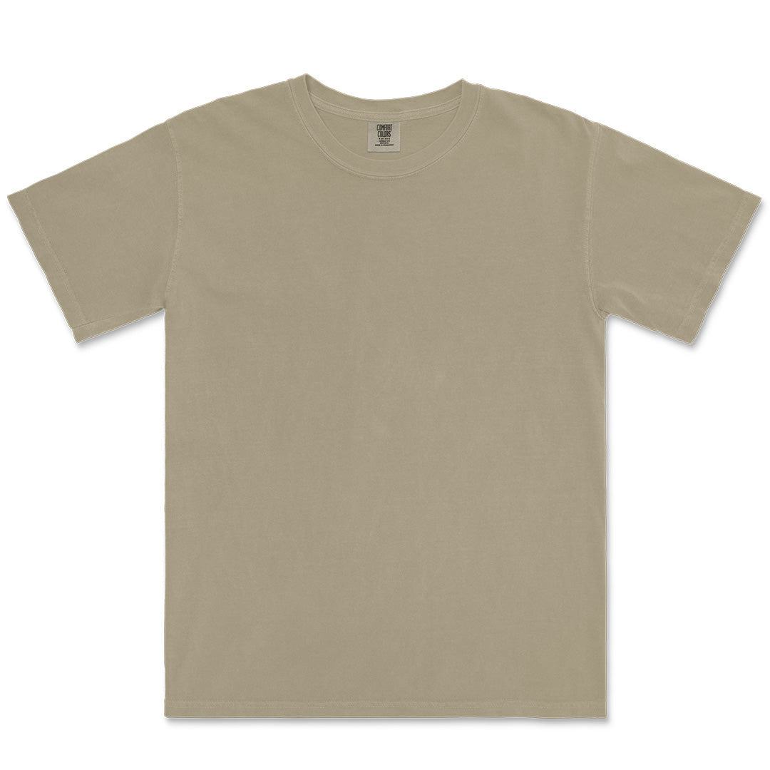House of Uniforms The Heavyweight Tee | Short Sleeve | Adults Comfort Colors Khaki