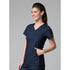 House of Uniforms The EON Active Mesh Panel Scrub Top | Ladies Maevn Navy