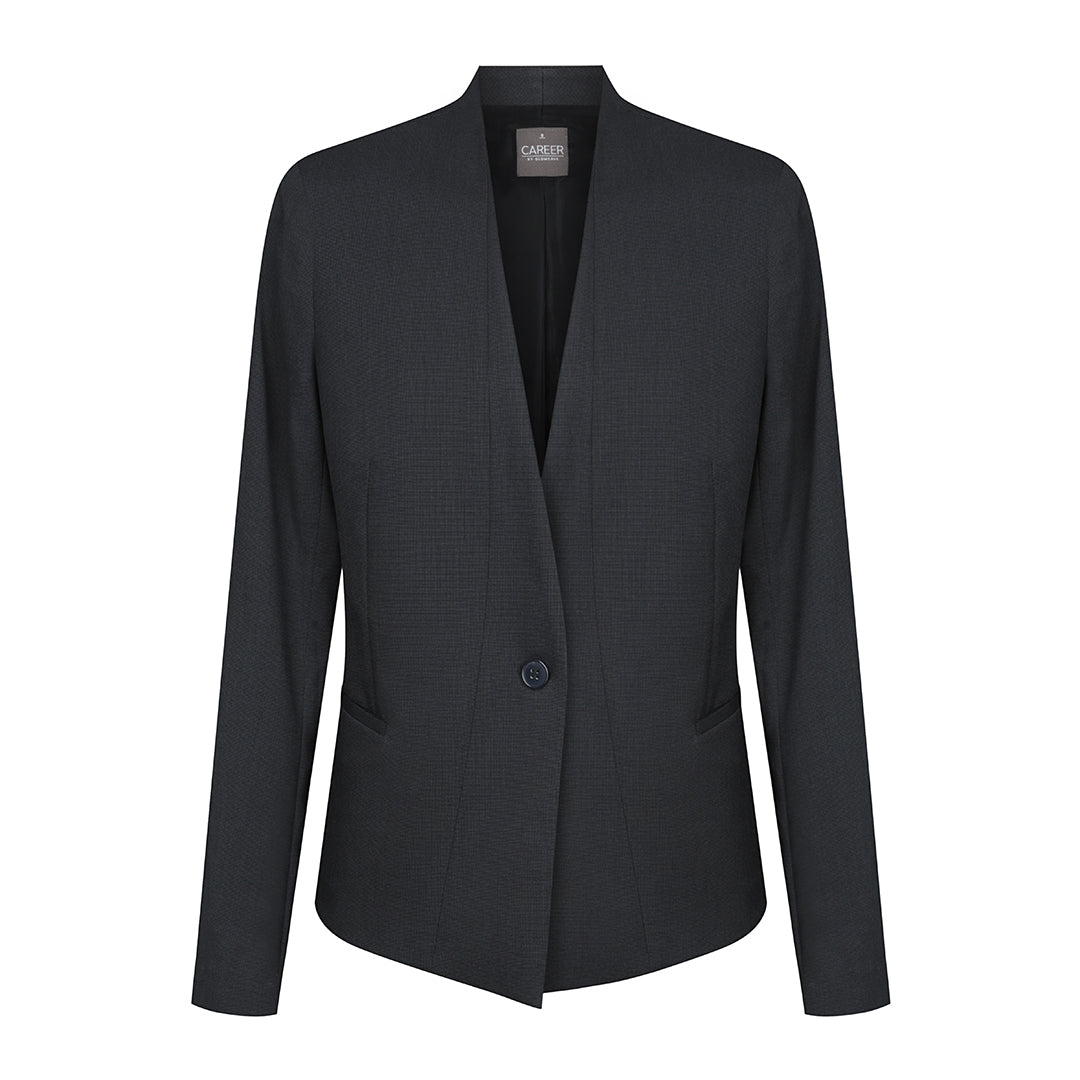 House of Uniforms The Elliot Crop Jacket | Ladies Gloweave Navy
