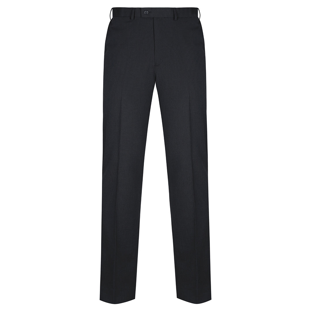 House of Uniforms The Elliot Flat Front Pant | Mens Gloweave Navy