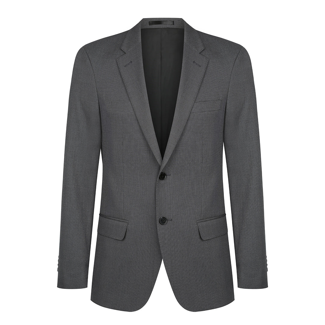 House of Uniforms The Elliot 2 Button Jacket | Mens Gloweave Charcoal