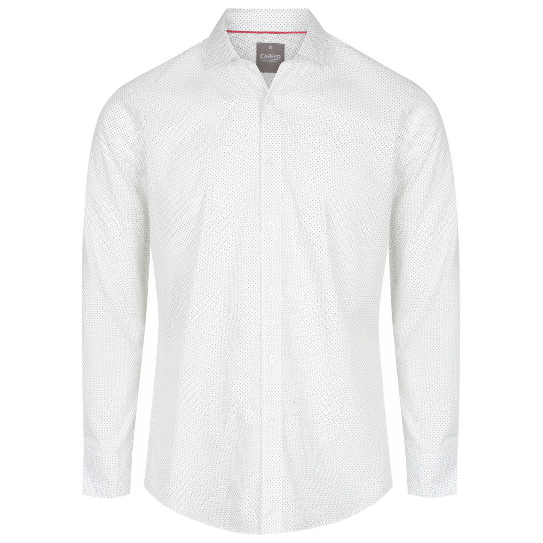 House of Uniforms The Soho Shirt | Mens | Long Sleeve Gloweave White
