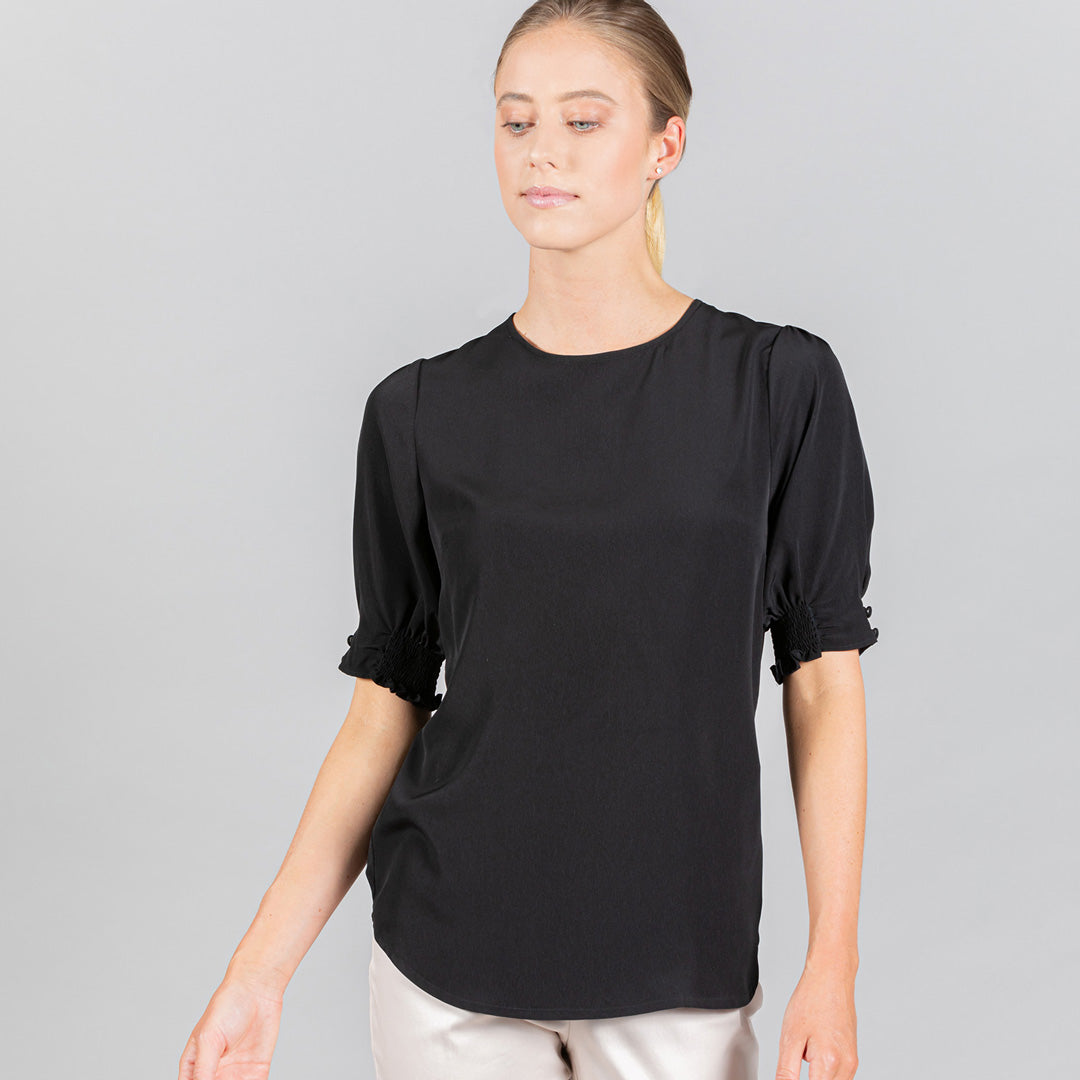 House of Uniforms The Willow Top | Ladies | Short Sleeve Gloweave 