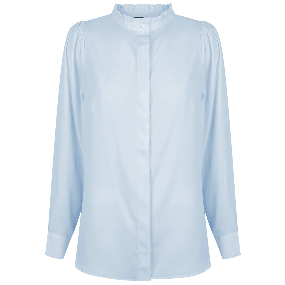 House of Uniforms The Bailey Top | Ladies | Long Sleeve Gloweave Mist