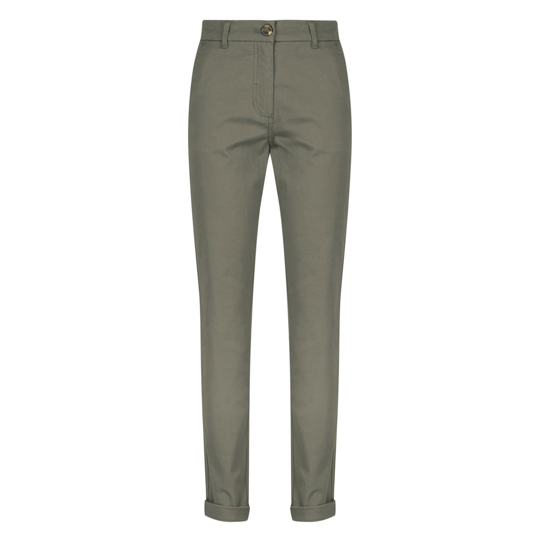 House of Uniforms The Modern Chino Pant | Ladies Gloweave Sage