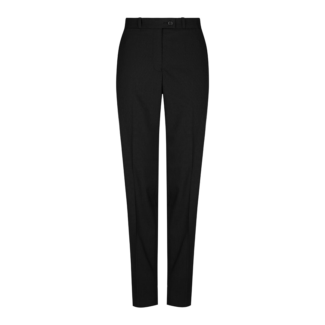 House of Uniforms The Elliot Slim Leg Pant | Ladies Gloweave Black