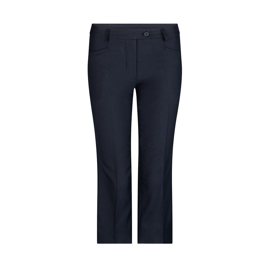 House of Uniforms The Slim Leg Capri Pant | Ladies | Poly Viscose LSJ Collection Navy