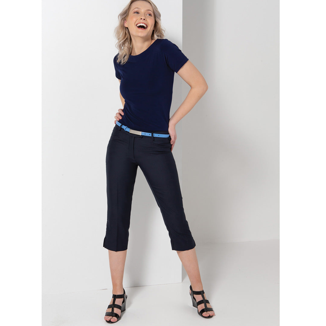 House of Uniforms The Slim Leg Capri Pant | Ladies | Poly Viscose LSJ Collection