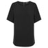 House of Uniforms The Taylor Top | Ladies | Short Sleeve Gloweave Black