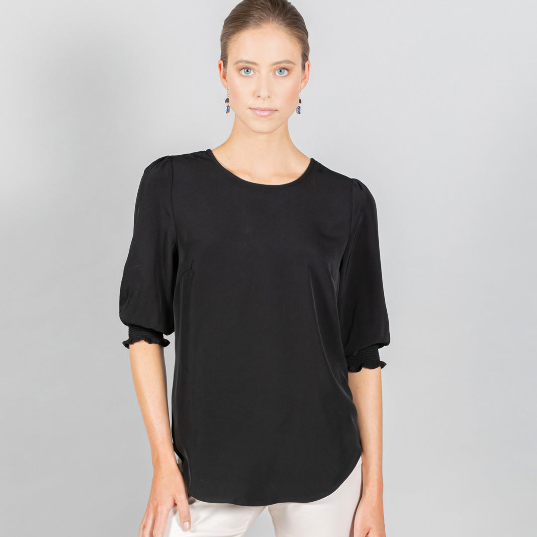 House of Uniforms The Lola Top | Ladies | Half Sleeve Gloweave