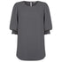 House of Uniforms The Lola Top | Ladies | Half Sleeve Gloweave Charcoal