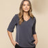 House of Uniforms The Reese V Neck Top | Ladies | Short Sleeve Gloweave