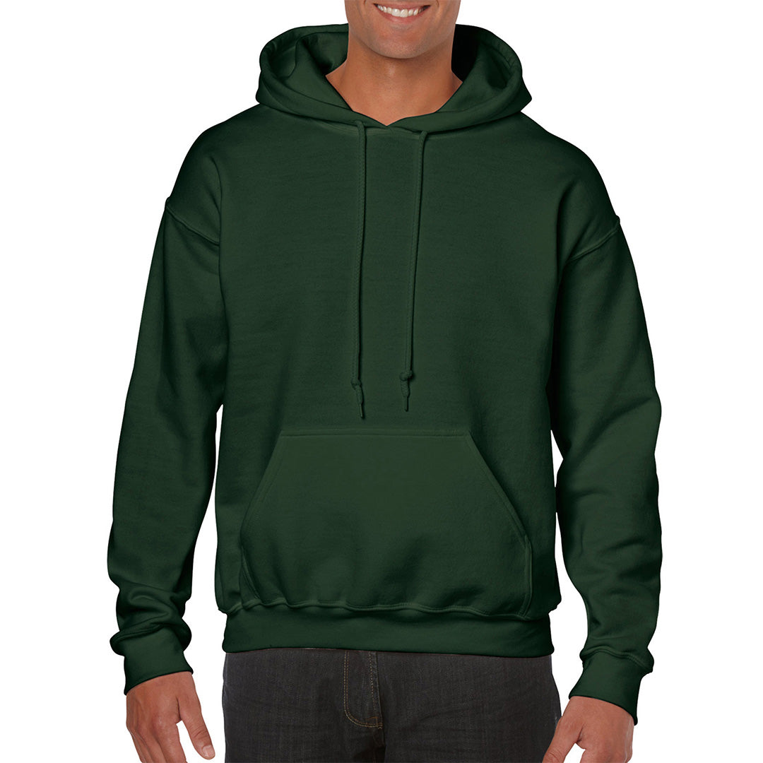 House of Uniforms The Heavy Blend Hoodie | Adults Gildan Forest Green