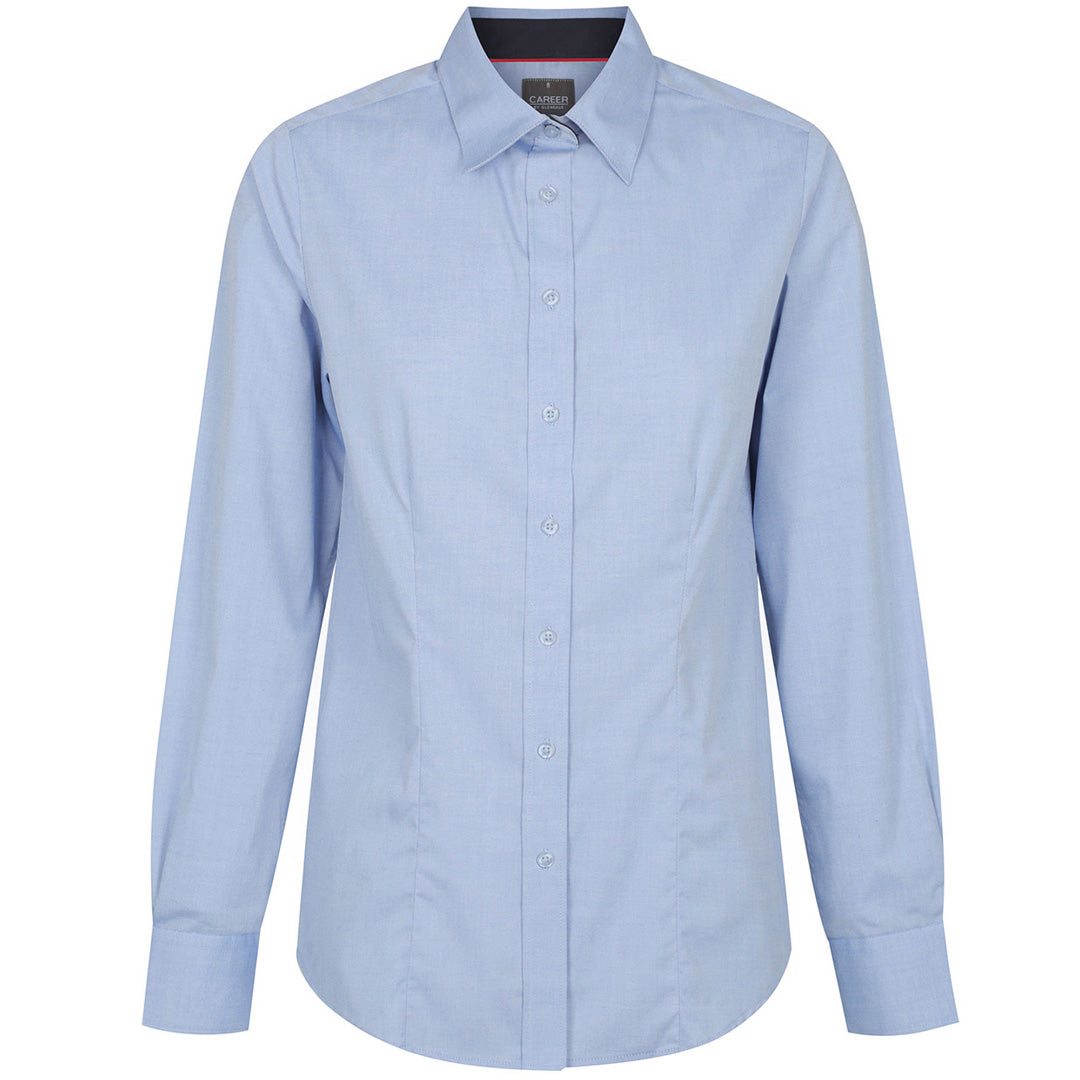 House of Uniforms The Bradford Shirt | Ladies | Long Sleeve Gloweave Sky