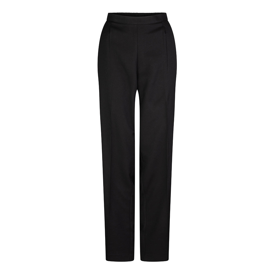 House of Uniforms The Easyfit Pull on Pant | Ladies | Mechanical Stretch LSJ Collection Black