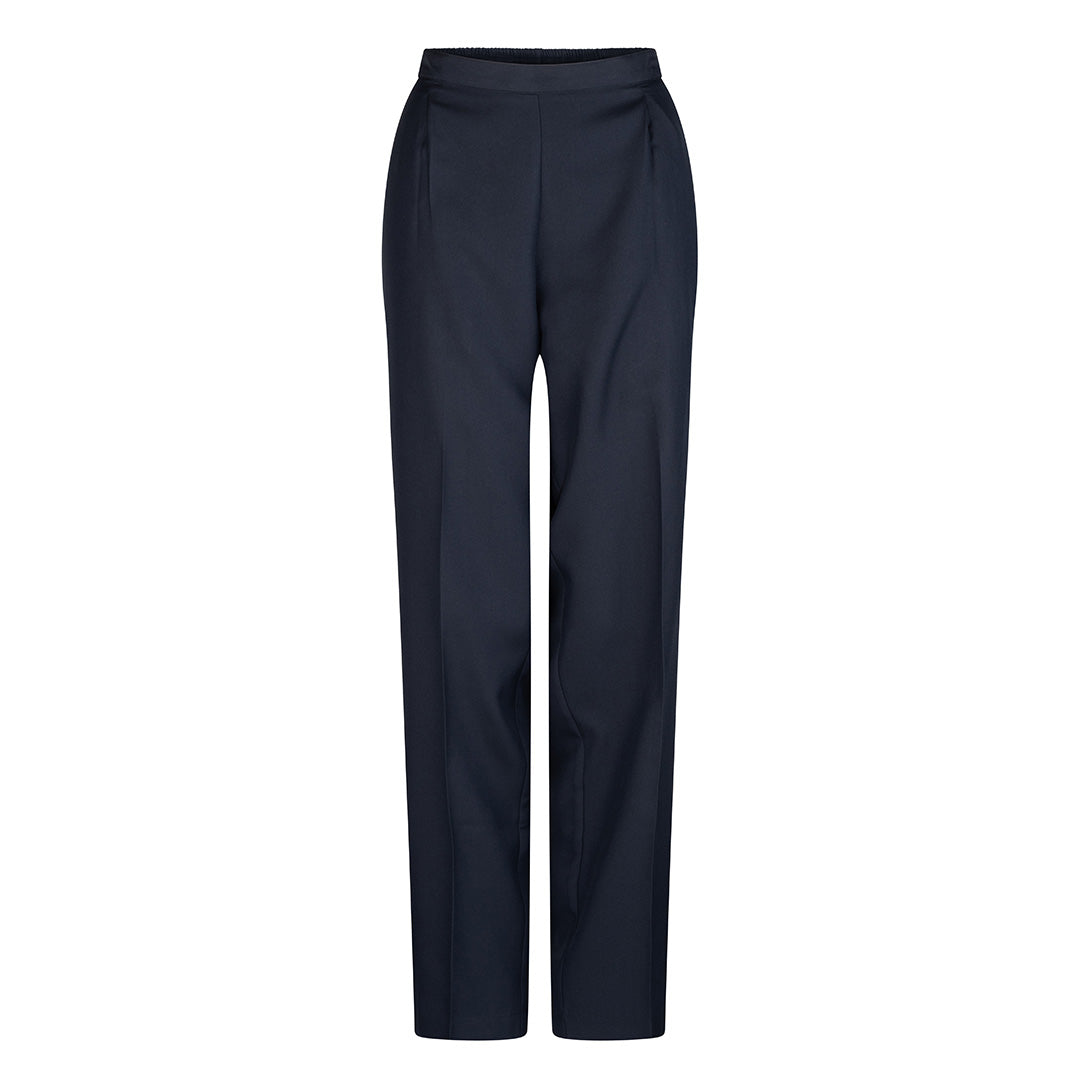 House of Uniforms The Easyfit Pull on Pant | Ladies | Poly Viscose LSJ Collection Navy