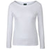 House of Uniforms The Boat Neck Tee | Long Sleeve | Ladies Jbs Wear White