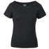 House of Uniforms The Boat Neck Tee | Short Sleeve | Ladies Jbs Wear Black
