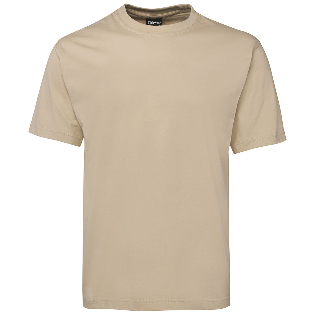 House of Uniforms The Classic JB's Tee | Unisex | Yellows Tans Browns Jbs Wear Bone