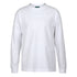 House of Uniforms The Rib Crew Neck Tee | Kids | Long Sleeve Jbs Wear White