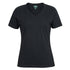 House of Uniforms The V Neck Tee | Ladies | Short Sleeve Jbs Wear Black