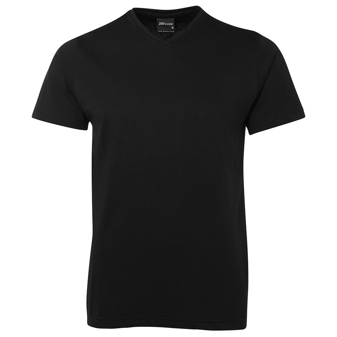 House of Uniforms The V Neck Tee | Mens | Short Sleeve Jbs Wear Black