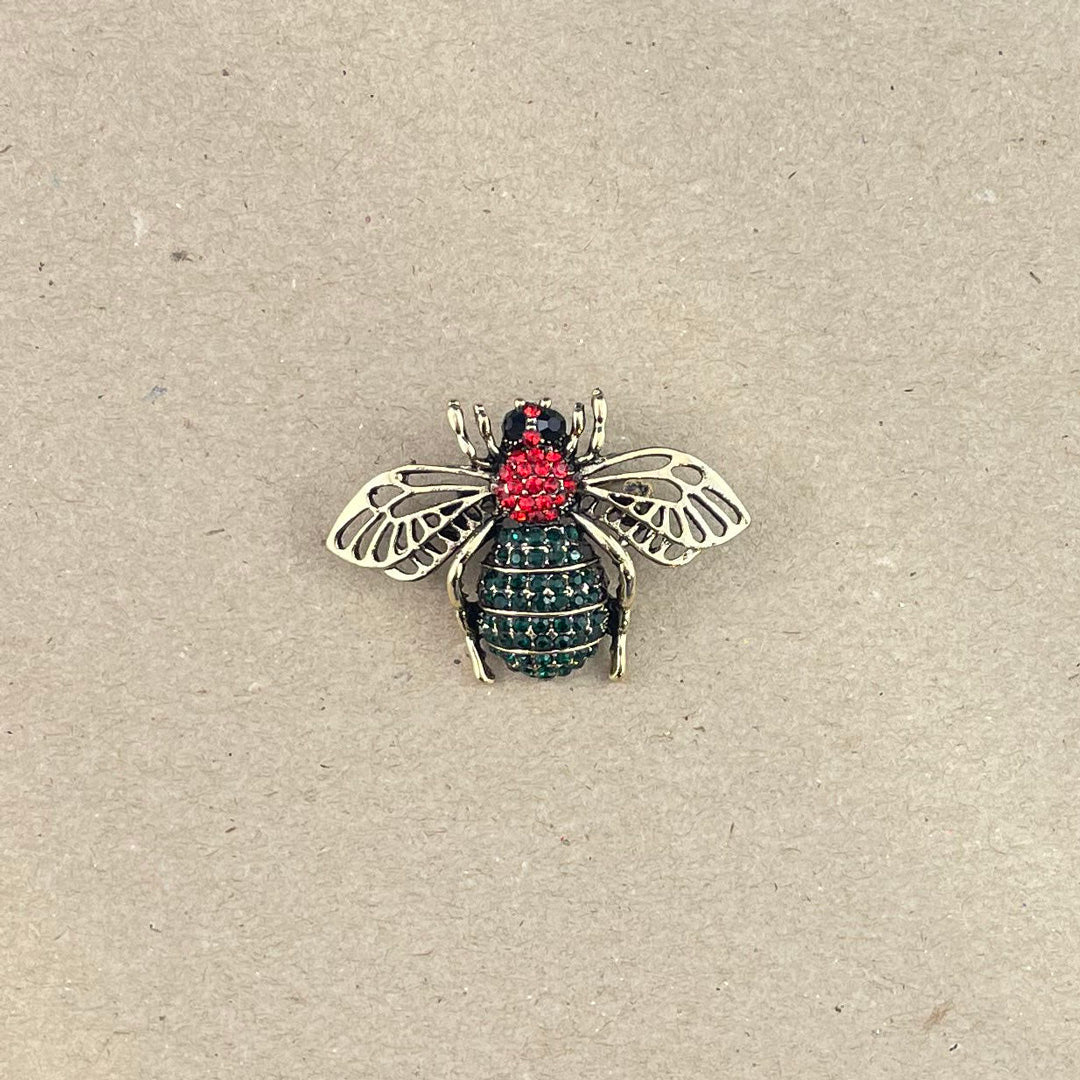 House of Uniforms Bee Becky | Brooch House of Uniforms Green