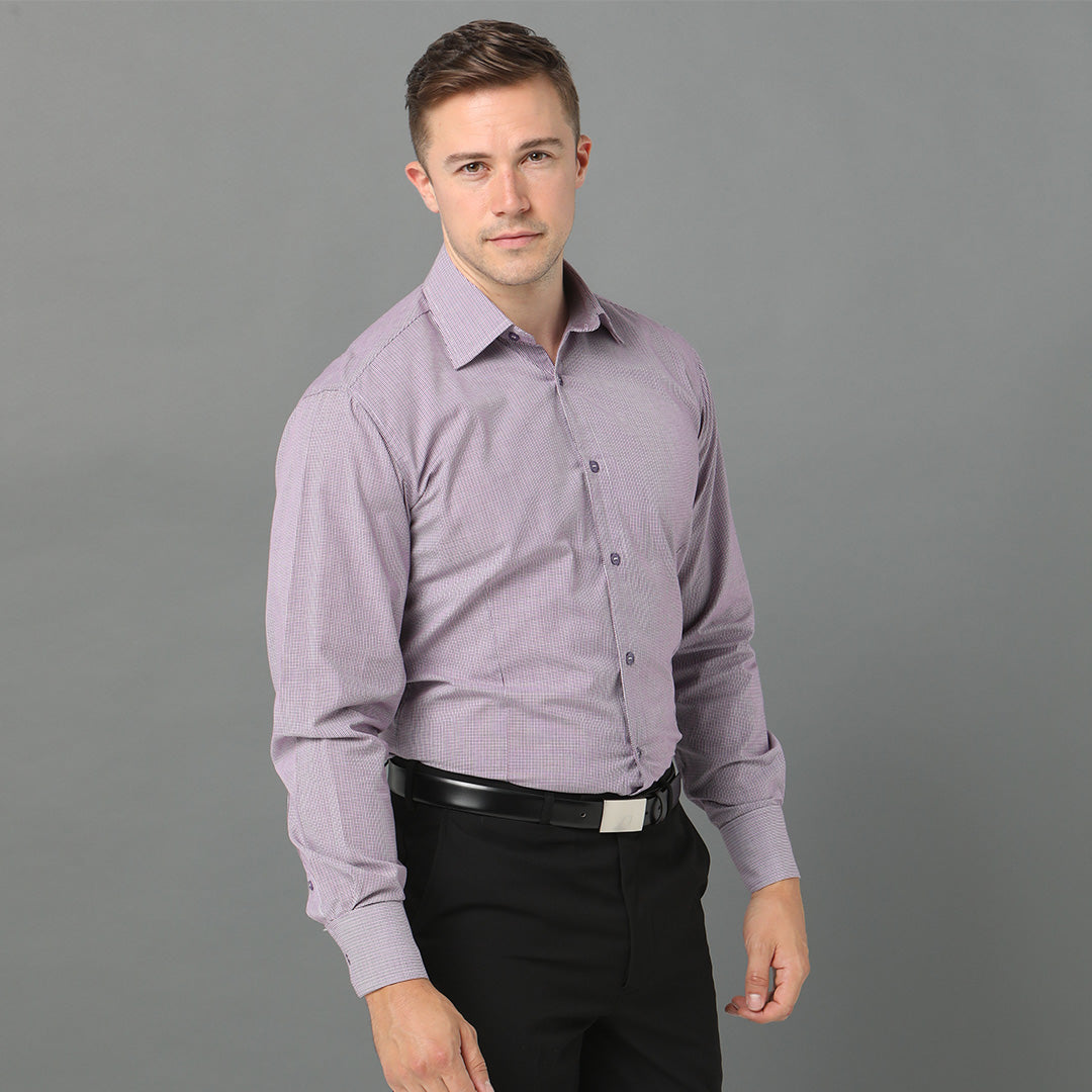 House of Uniforms The Lonsdale Shirt | Mens | Long Sleeve | Euro Fit LSJ Collection