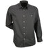 House of Uniforms The Empire Shirt | Mens | Long Sleeve Stencil Charcoal/Grey